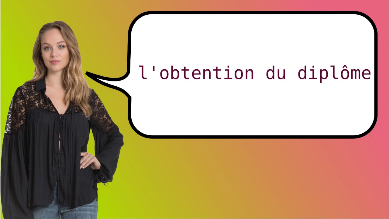 How to say graduation in French? YouTube