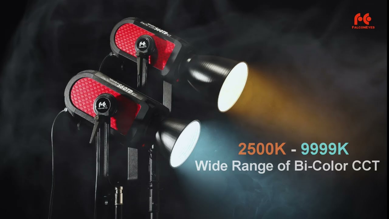 FalconEyes S60TD 600W High Power Bi-Color LED IPX4 Water Resistant