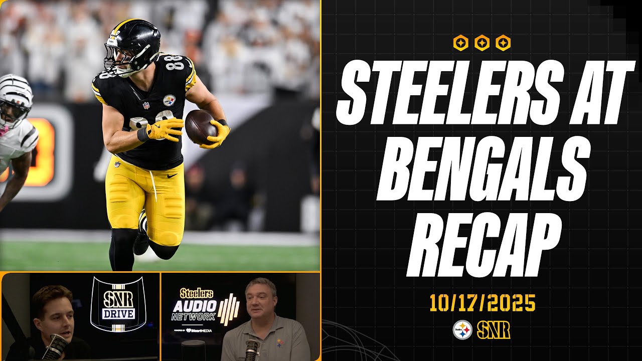 Recap of Steelers at Bengals + More | SNR Drive (Oct. 17) | Pittsburgh Steelers