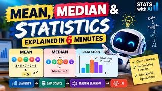 Details Mean, Median & Statistics Explained in 6 Minutes | Data Science for Beginners News