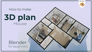 How to make 3d floor plan in Blender | beginners guide (Part 2)