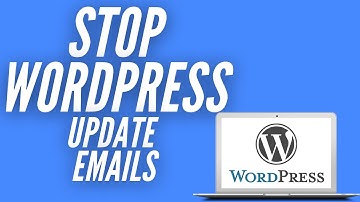 How to disable WordPress plugin update notification emails