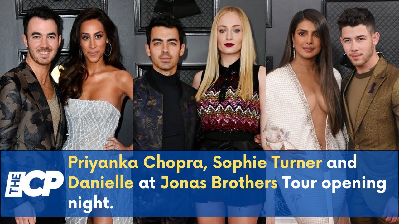 Priyanka Chopra, Sophie Turner and Danielle Jonas Jonas Brothers Tour