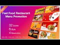 Fast Food Restaurant Menu Promotion (Update-1) - Videohive After Effect Template