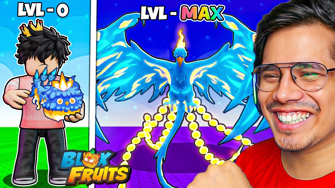 NOOB TO PRO WITH RANDOM GATCHA FRUIT IN BLOX FRUITS | Roblox 😱