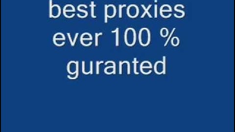 free proxy list 2012 all working guranted