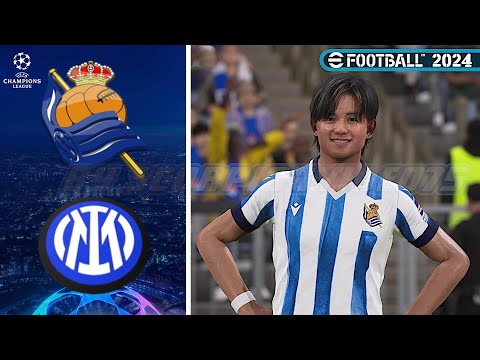 eFootball 2024 • Real Sociedad Vs Inter • UEFA Champions League