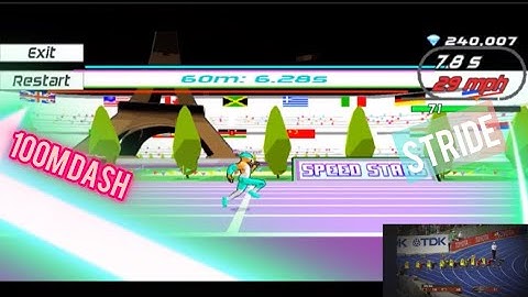 How to run faster in the 100M dash in speed stars. (Newer) #speedstars #nashbartlett #trackandfield.