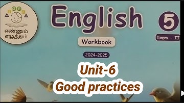 5th standard English term 2 unit 6 good practices workbook answers 2024 2025