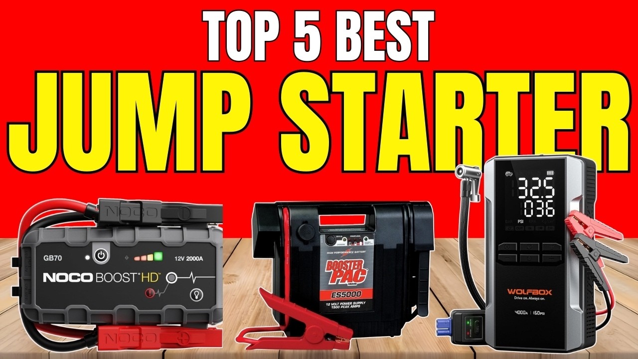 Top 5 Best Jump Starter On Amazon 2026 | Powerful 12V Car Battery Boosters