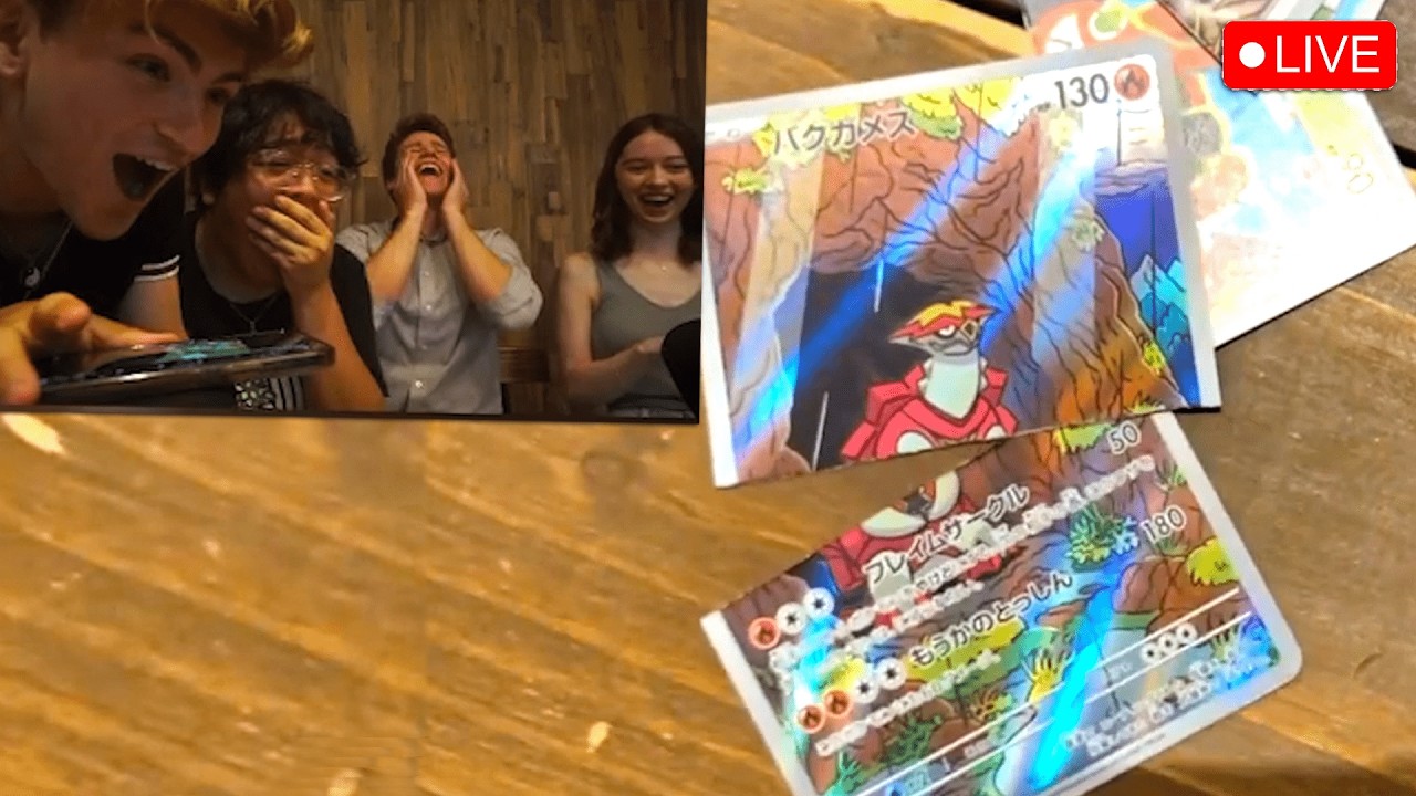 Lifesteal SMP Unbox Pokemon Cards In Japan