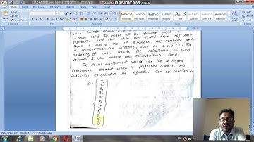 LECTURE VIDEO3_17ME61_M0DULE 2_SHAPE FUNCTION DERIVATION FOR 4 AND 8 NODED TETRAHEDRAL ELEMENT
