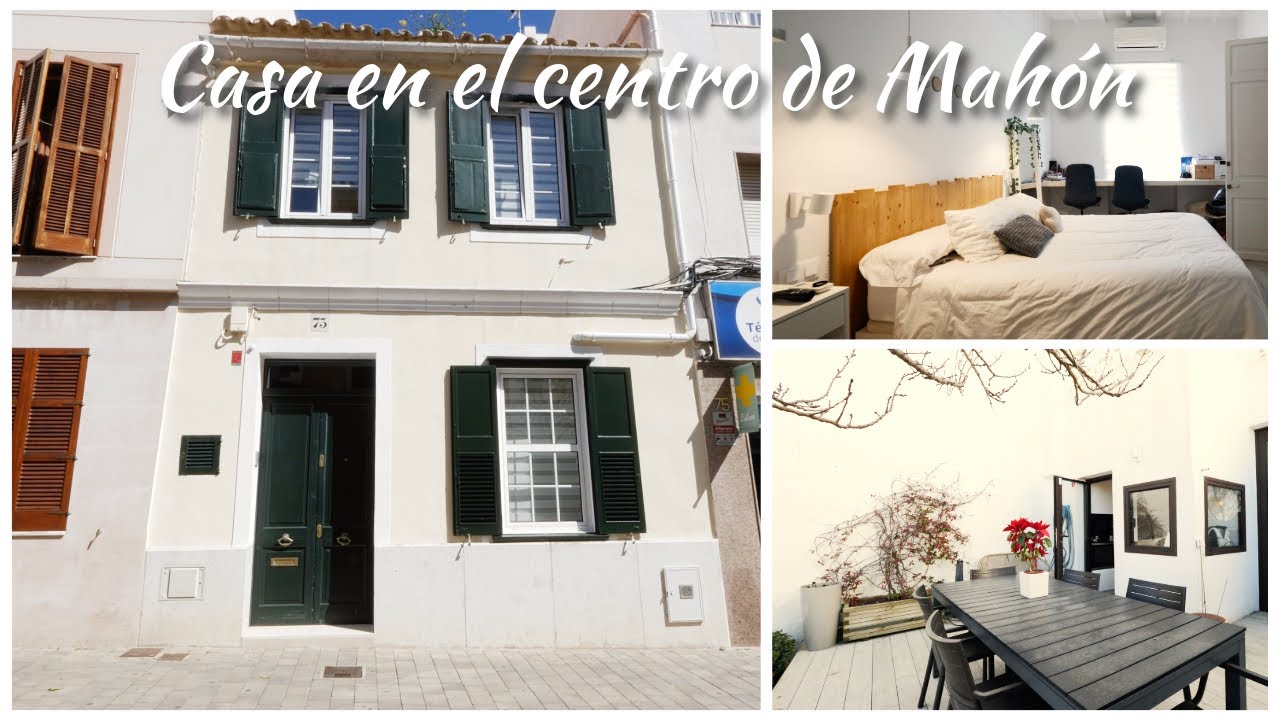 Encantadora casa de pueblo reformada con patio en Mahón [MENORCA] Ref 91623