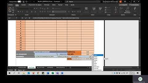 VIDEO EXPLICATIVO: FUNCIONES SI.ERROR. CONCATENAR Y BUSCARV EXCEL 2016
