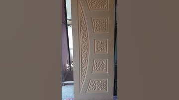 CNC D pattern Door in mdf