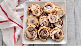 How to Make FAST and EASY Puff Pastry Cinnamon Rolls