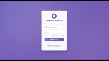 Sistema Gestor de Archivos Hecho en PHP y MySQL