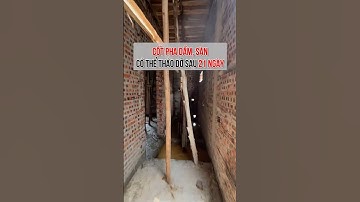 Sau Khi Đổ Xong Bê Tông Sàn Bao Lâu Thì Tháo Dỡ Được Cốp Pha #shorts