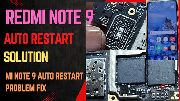 Redmi Note 9 auto Restart Solution  Mi Note 9 auto Restart Problem fix