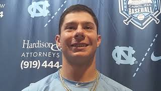 UNC's Scott Forbes, Alberto Osuna and Shea Sprague after Heels' 7-2 Saturday win over ND #UNC