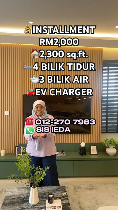 Rumah Landed 2,300 Square Feet di Salak Tinggi ‼️