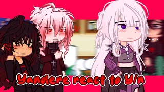 Yandere dating games react to F!Y/n| FT. Your boyfriend, Damon, Sunny day jack, John doe