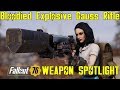 Fallout 76: Weapon Spotlights: Bloodied Explosive Prime Gauss Rifle