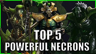 Top 5 Best Necron Characters | Warhammer 40k Lore