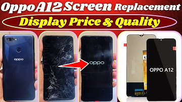 Oppo A12 Lcd Screen Replacement | How To Change Oppo A12 Display Combo Folder Oppo A12 Crack Screen
