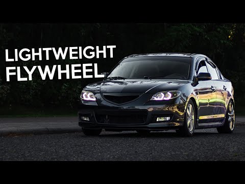Mazda 3 EXEDY LIGHTWEIGHT FLYWHEEL Install & Review