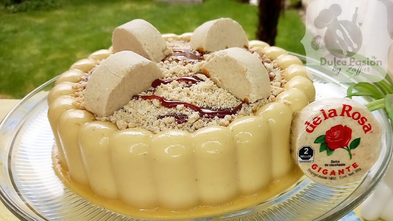 Gelatina de Mazapán Fácil y Cremosita 🥮🍮😍😘🥰👨‍🍳👩‍👧‍👦🥮🍮😘😘