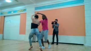 Dance Bachata Alfredo 2 Andrea -- Hammamet Latin Festival 2016 --