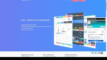 Gradient Able Bootstrap 4 and Angular 5 Admin Dashboard Template