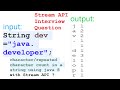 Repeated character | character count in a string using java 8 with Stream API by Jay | live