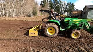 Preparing for Lawn Seed with a 5' Behlen Country Rototiller