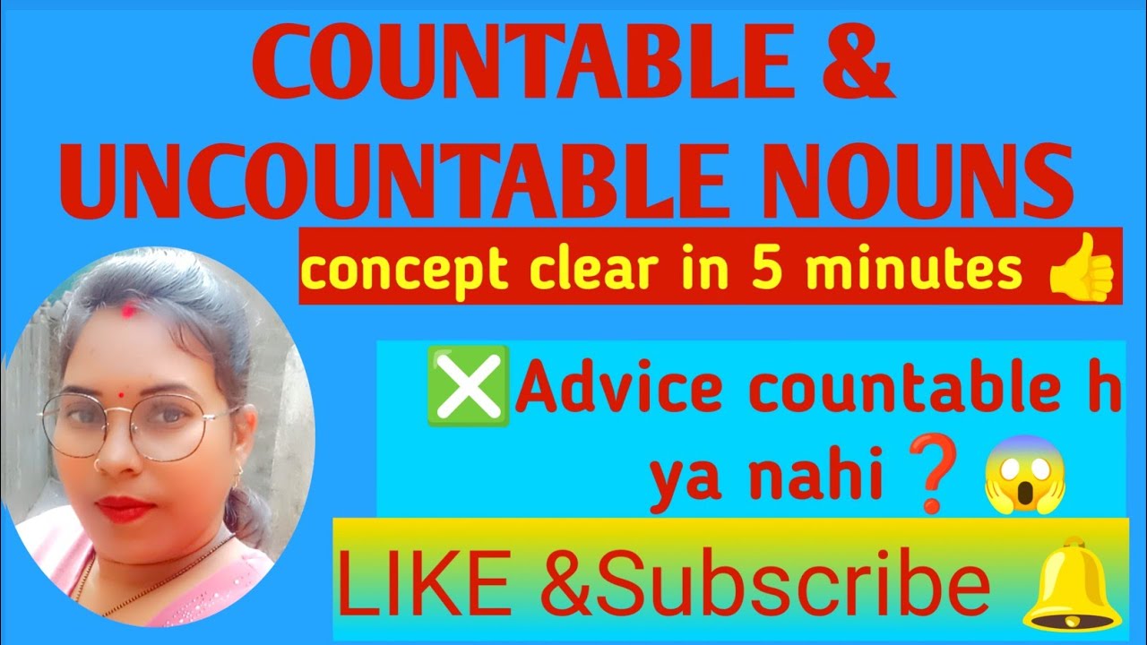 #Countable and Uncountable nouns/#Countable & Uncountable/