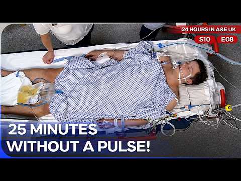 24-Year-Old Suffers Cardiac Arrest During Ice Hockey Game | 24 Hours in A&E Season 10 Episode 8