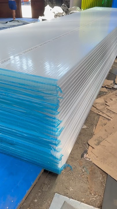 Толстый Поликарбонат 32мм для окон. Теплый поликарбонат. #polycarbonate ...
