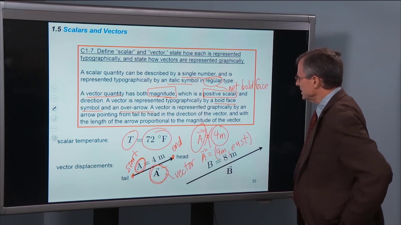 1.5 Scalars and Vectors - YouTube