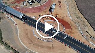 New Roundabout Under Construction at McIver and Old Florence Roads in Darlington County
