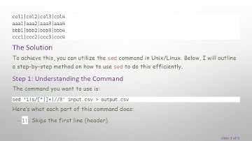 How to Remove the Third Column from a CSV File Without Losing the Header