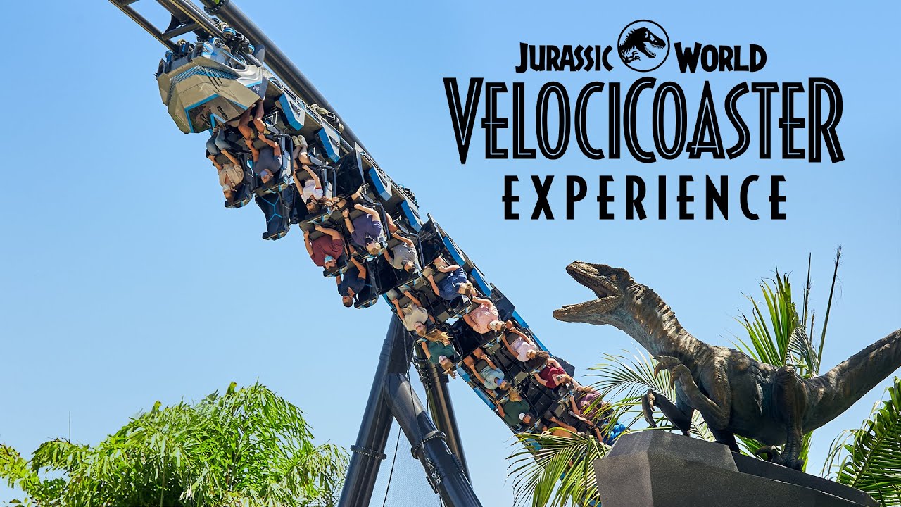 Full Experience Jurassic World Velocicoaster At Universal Orlando 