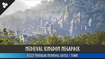 Modular Kingdom Megapack: Unreal Engine Marketplace Showcase