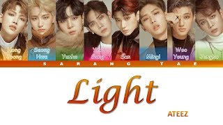 ATEEZ (에이티즈) - 'Light' Lyrics [Color Coded_Han_Rom_Eng] chords