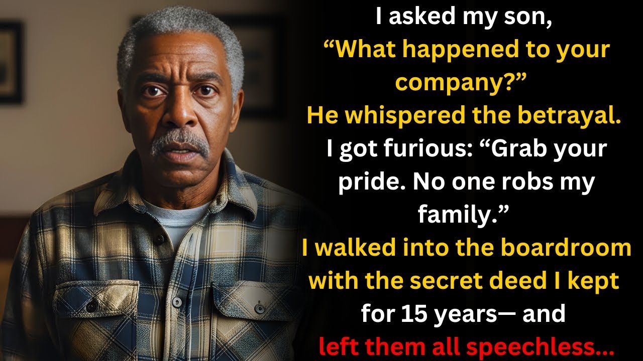 I Saw My Son as Janitor in His Stolen Empire—Then I Revealed the Hidden Deed...