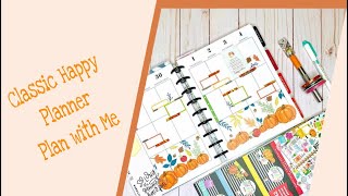 Plan with Me | Classic Happy Planner | 9/28/20 #thehappyplanner #verticallayout