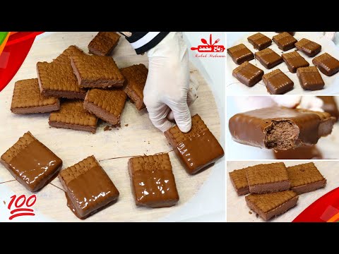 فيديو سريع و بدون حليب مكثف في 5 دقائق فقط لتحضير آيس كريم الشوكولاتة اللذيذ بخطوات بسيطة مع رباح