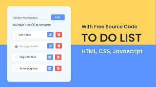 To Do List App With Javascript screenshot 4