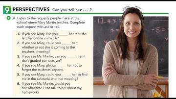 U3.9 PERSPECTIVES: Can you tell her ...?