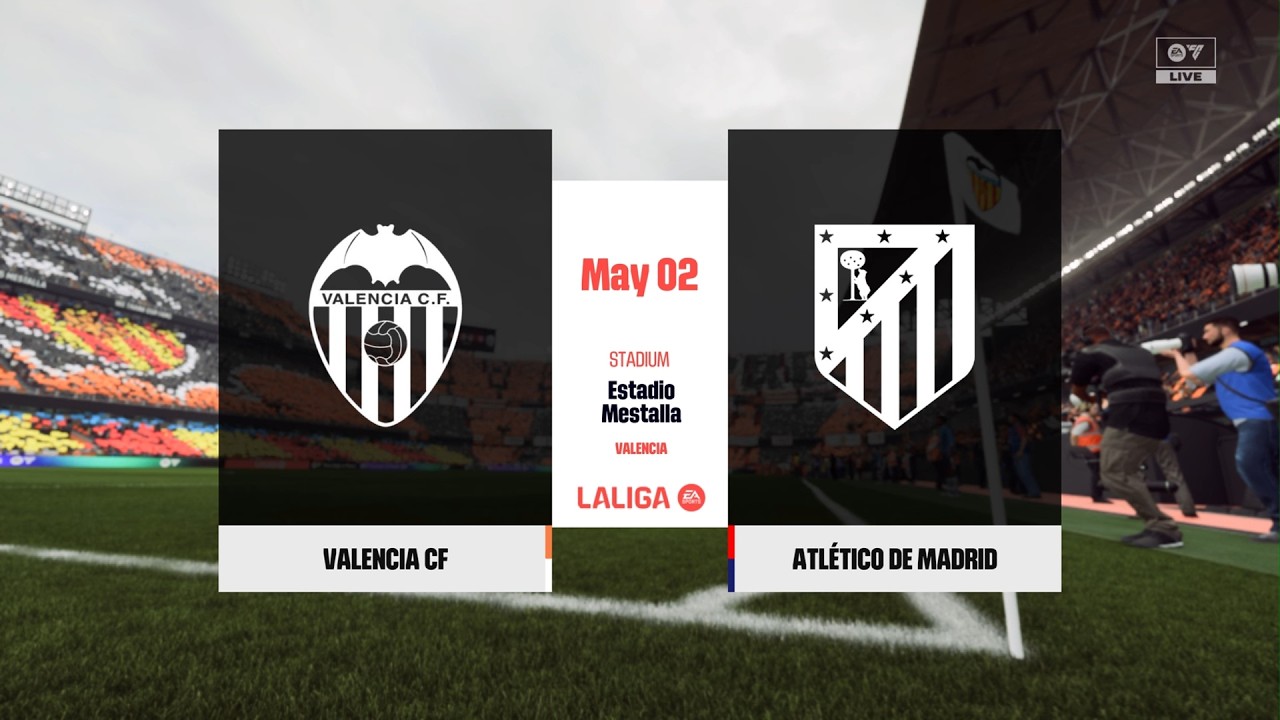 Valencia vs Atletico Madrid | La Liga 2026 Round 34 | Julian Alvarez ...